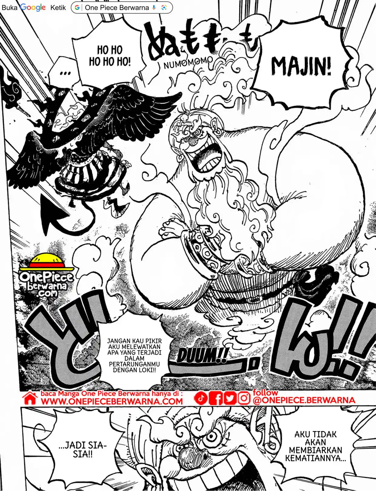 One Piece berwarna 1188 1189 1190 bahasa indonesia